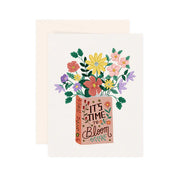 Carte de souhaits- Time to bloom - Page & Willow