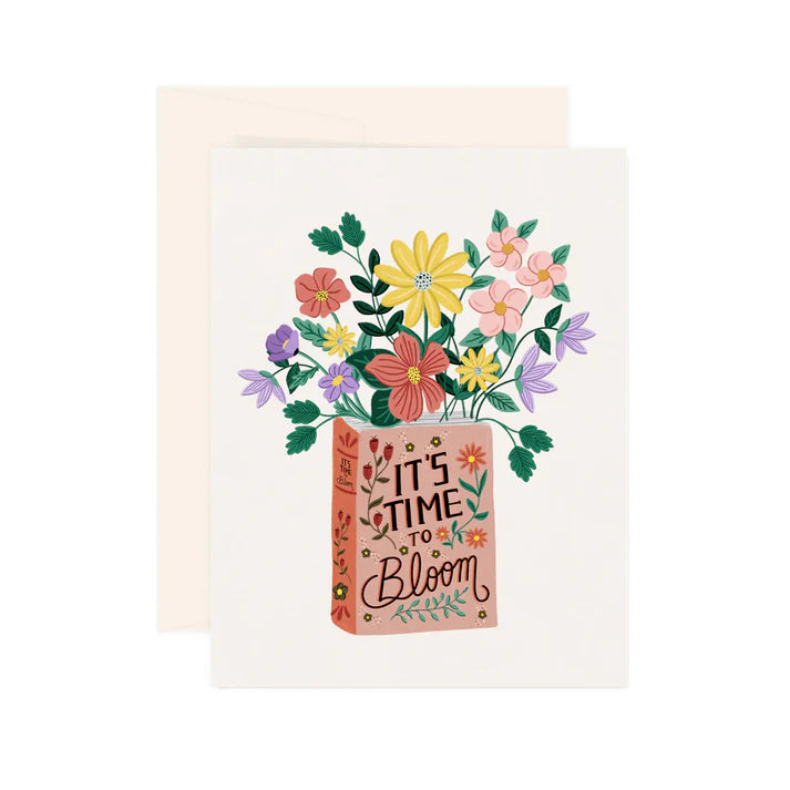 Carte de souhaits- Time to bloom - Page & Willow