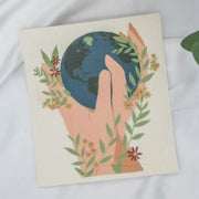 Torchon suédois Globe Terre