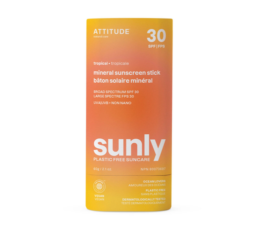Bâton solaire minéral sans plastique FPS 30
